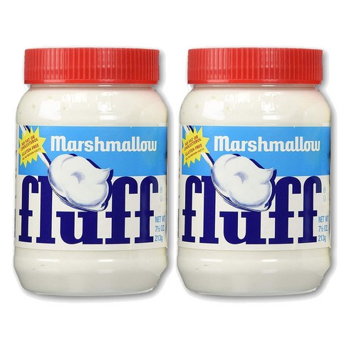 마시멜로 플러프 스프레드 크림 클래식 Marshmallow Fluff Classic 213g 2개