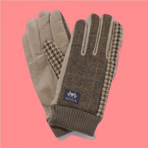 [100%정품] 커스텀멜로우 moon tweed glove CAHAX23512BRX