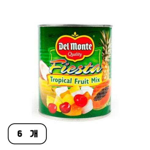 델몬트 후르츠칵테일 통조림, 850g, 6개