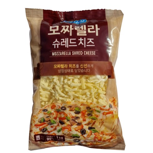 모차렐라치즈 - 동서 리치골드 모짜렐라치즈 99% 슈레드치즈 피자치즈, 1kg, 1개