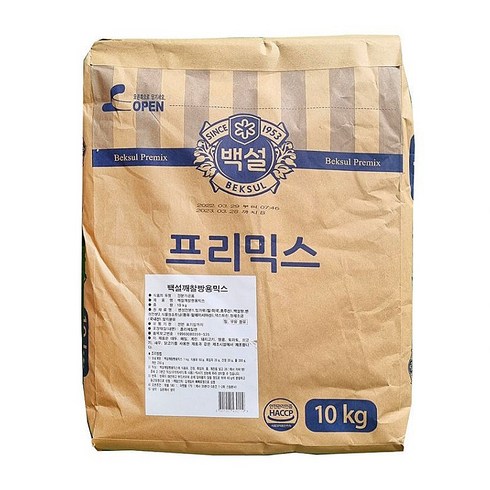 백설 깨찰빵믹스 10kg, 1개