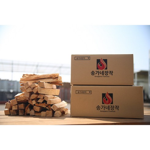 2023년 가성비 최고 송가네장작 - 송가네장작 잘타는 참나무 장작 완벽건조 캠핑장작 10kg, 1개