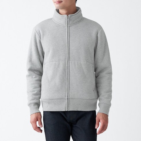 무인양품 MUJI 남성 보아 플리스 집업 재킷 ABJ01A0A