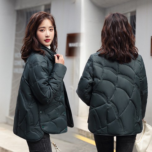 여성경량패딩 - 여성 경량 패딩 오리털 빅사이즈 점퍼 아우터