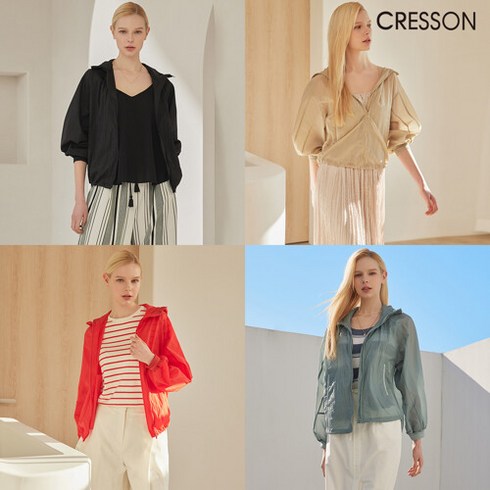 [론칭가 109000원] 크레송CRESSON 22SS 썸머 후드 점퍼 1종