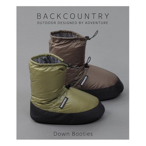 [BACKCOUNTRY] 다운부티 구스다운, 라지, 올리브 그린, 1개