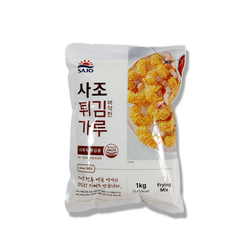 맥선 바삭한 튀김가루 1kg, 1개