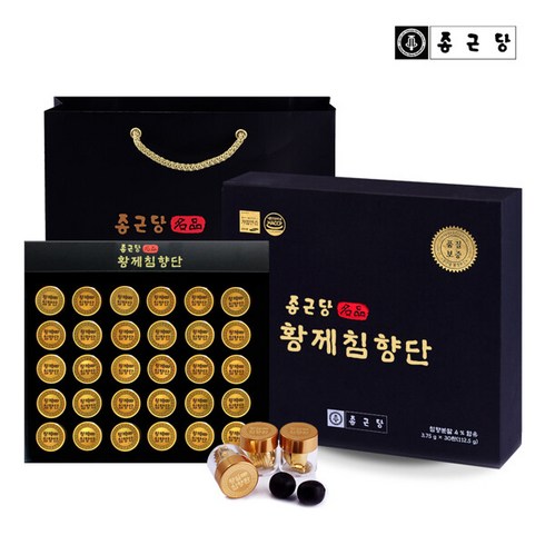 종근당 황제 침향단 + 쇼핑백, 112.5g, 1개