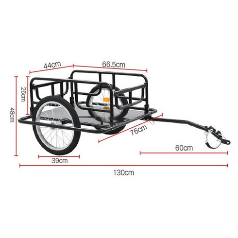 자전거 수레 화물 트레일러, ct004a, ct004a, 1개