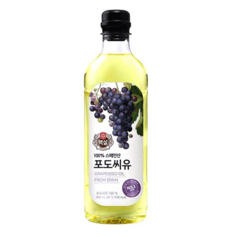 백설포도씨유 - 백설 포도씨유, 900ml, 4개