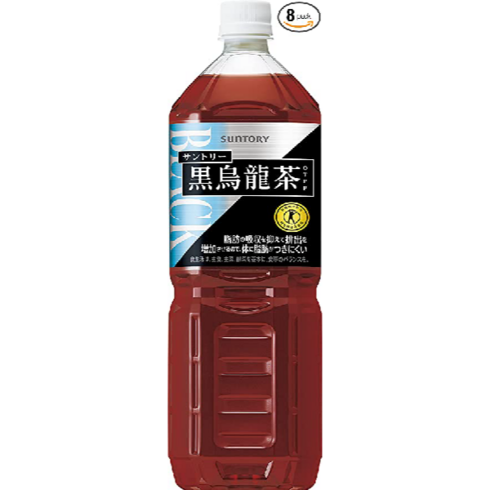 SUNTORY 산토리 흑우롱차 쿠로 우롱차 1.4L 8개