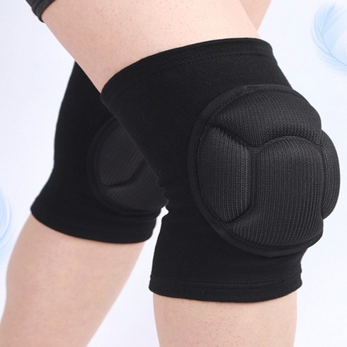 스포츠 액티브 딥쿠션 무릎보호대 2개 1세트 헬스무릎보호대 크로스핏 등산 헬스 무릎밴드 관절보호대, L