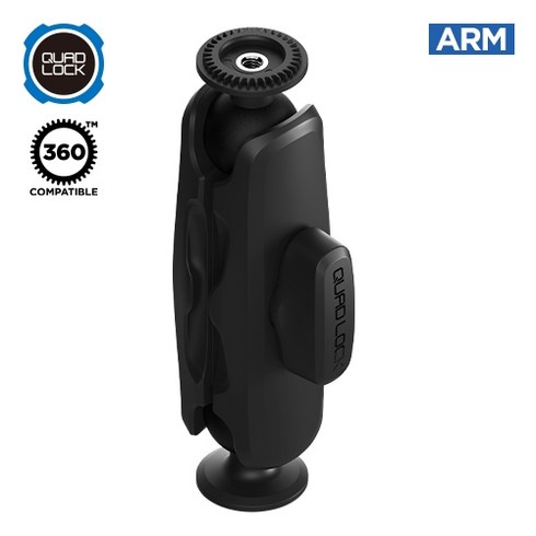 2023년 가성비 최고 쿼드락 - 쿼드락 360 Arm - Dual Pivot Medium(20/100) 스마트폰 자전거 거치대, 1개