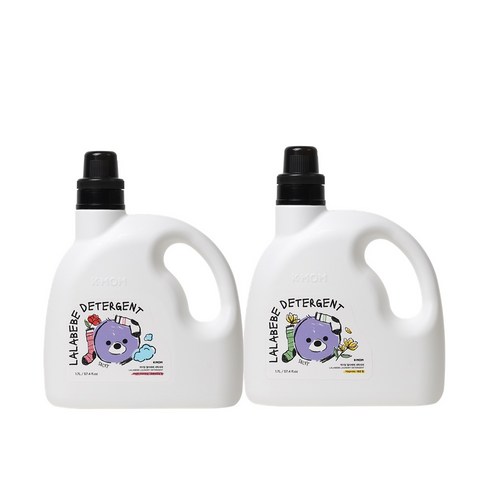 케이맘 마더케이 랄라베베 세탁세제 목련향, 1.7L, 2개