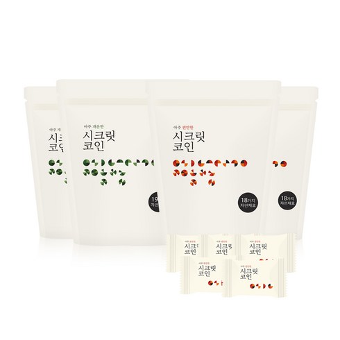 빅마마 빅마마 시크릿코인 205개(편안한 8팩+낱개 5개+개운한 2팩), 1세트, 820g