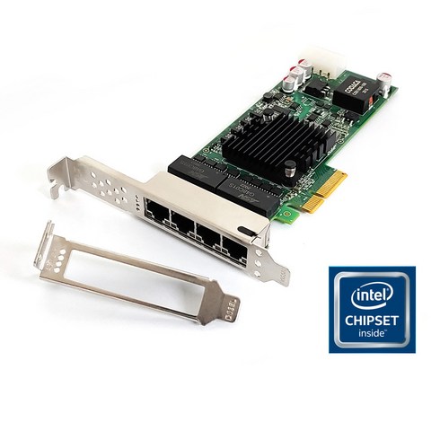 NEXT POE3304EX4 Pcie X4 POE 4포트 기가비트 서버 랜카드
