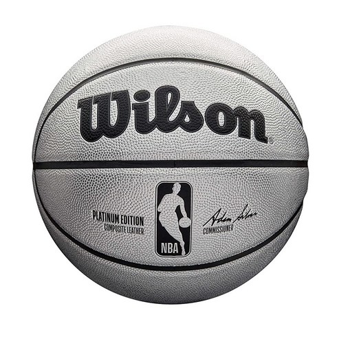 윌슨 WILSON NBA 얼라이언스 시리즈 농구 - 골드 에디션 정품보장, Platinum Edition, Size 7 - 29.5"