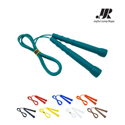 국내산 JJR줄넘기 PVC 스피드줄넘기 JJR-330SP 다이어트용 안심제품, 검정