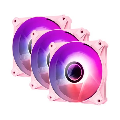 2023년 가성비 최고 darkflash인피니티8argb - [darkFlash] 인피니티8 ARGB 3PACK (핑크) [시스템쿨러/120mm]