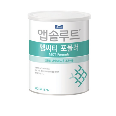 mct분유 - [매일유업 본사직배송] 앱솔루트 선천성분유 MCT 350g 1캔, 1개