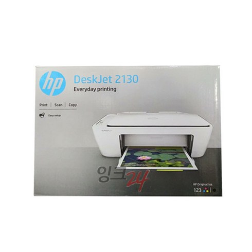 hp프린터 - HP 데스크젯 2131 2130 2132 프린터 잉크젯 복합기, HP2130(정품잉크포함)