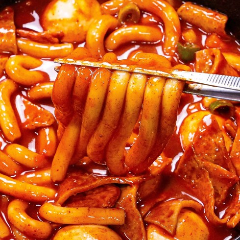 은영이떡볶이 떡볶이 밀키트 즉석떡복이 2인분양 460g, 떡볶이 보통맛(조금 매운맛) / 2인분 양