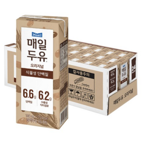 매일유업 매일두유 식이섬유, 190ml, 48개