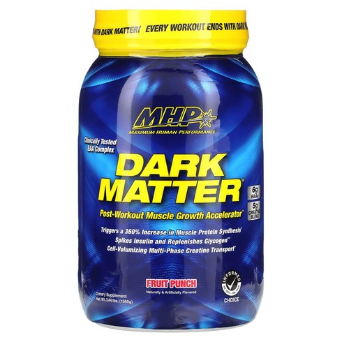 맥시멈 MAXIMUM - 맥시멈 휴먼퍼포먼스 Dark Matter 아미노산 보충제 운동 근육 성장 1560g, 프루트 펀치, 1.56kg