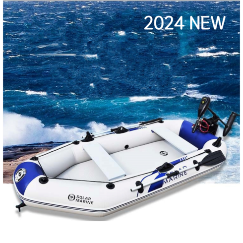 낚시보트 - 블루영 두꺼운 고무 보트 바다 민물 낚시용 에어 접이식 레저 물놀이 수상 래프팅