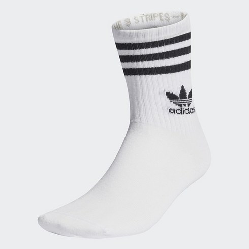 ij0733 - 매장 ADIDAS 아디다스 미드컷 크루 삭스 3P IJ0733, M