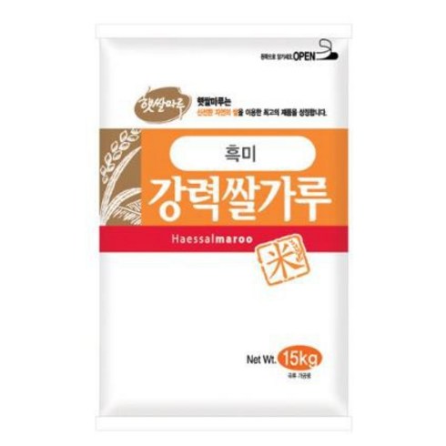 [대두식품] 흑미강력쌀가루_수입 15kg, 1개