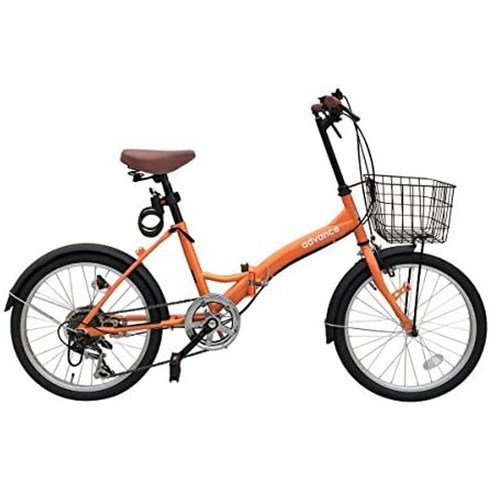자이언트프로펠어드밴스1 - advance 성인 접이식 자전거 20인치 바구니 6단 변속 206-2, 오렌지
