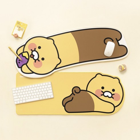 카카오프렌즈 춘식이 형태 데스크 장패드, 철푸덕, 1개