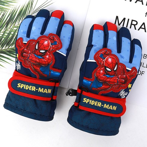 2023년 가성비 최고 스키장갑 키즈 - 스키장갑 스파이더맨 스타입체 방한장갑