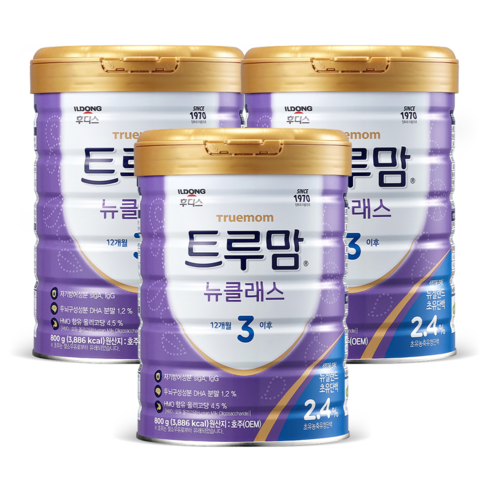 NEW 트루맘 뉴클래스 800g 3단계, 3개