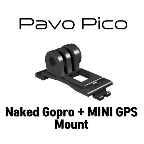 2024년 가성비 최고 pavopico - [3Dprint] Pavo Pico Gopro Naked + Mini GPS Mount( 경량 너트 볼트포함) 컬러선택