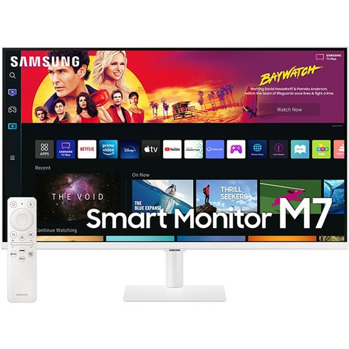 삼성전자 스마트모니터 M7 S32BM701 80cm UHD 4K OTT 지원 화이트 C-Type 4ms, S32BM701(택배배송)