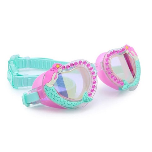 블링투오물안경 - [Bling2O] 블링투오 하트물안경 유아 키즈 어린이 물안경, [하트고글]멀메이드 - 핑크, 1개