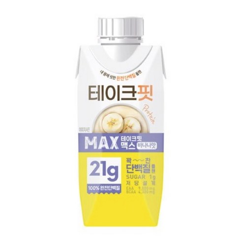 남양 테이크핏 맥스 바나나, 250ml, 12개