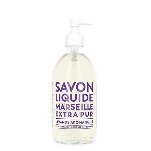 Compagnie de Provence Savon de Marseille Extra Pure Liquid Soap - Mediterranean Sea - 33.8 fl oz Pla, 1, Sea Blue
