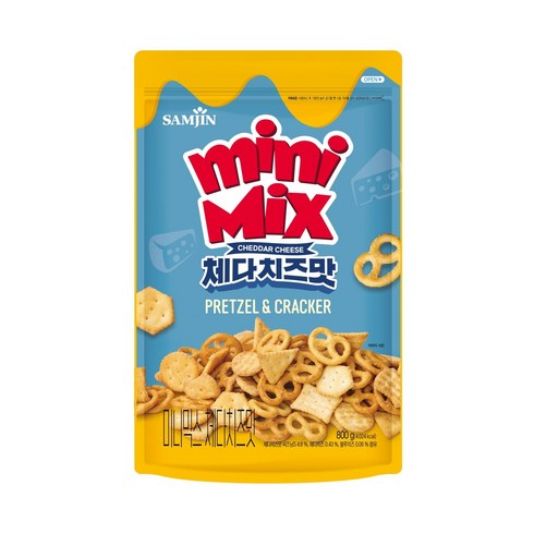 삼진씨엔에프 미니믹스 체다치즈 800g, 2개