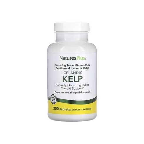 keflsxiilt - 네이처스플러스 아이슬랜딕 켈프 NaturesPlus Icelandic Kelp 300정, 1개, 300개