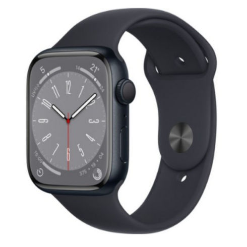 Apple 애플워치 8 GPS, 미드나이트, 41mm