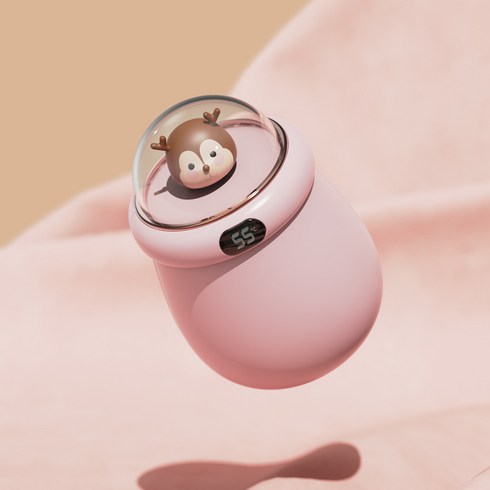 2023년 가성비 최고 가벼운손난로 무선미니보조배터리 귀여운미니 대용량 - PYHO 손난로 보조배터리 두 가지 역할 미니 소형 휴대용 충전, 핑크10000밀리암페어