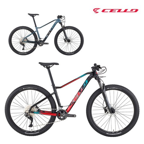 2022년 첼로 XC PRO 10 SE 22단 카본 MTB 자전거 99% 조립, L(18), 블랙(레드)