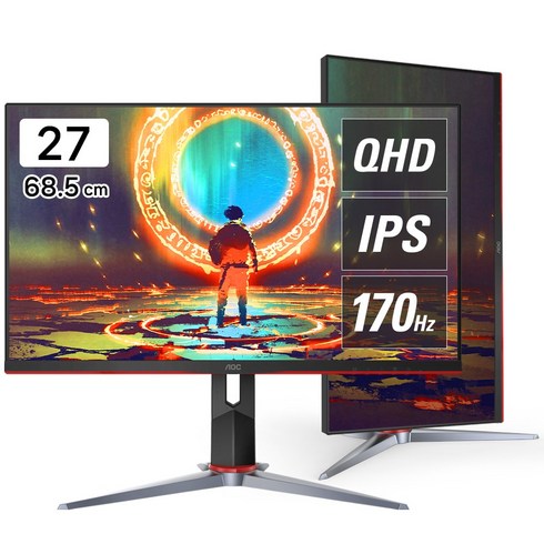 q27g2sd - 알파스캔 AOC Q27G2SD 게이밍 IPS 170 QHD 프리싱크 HDR 400 무결점 27인치, 1