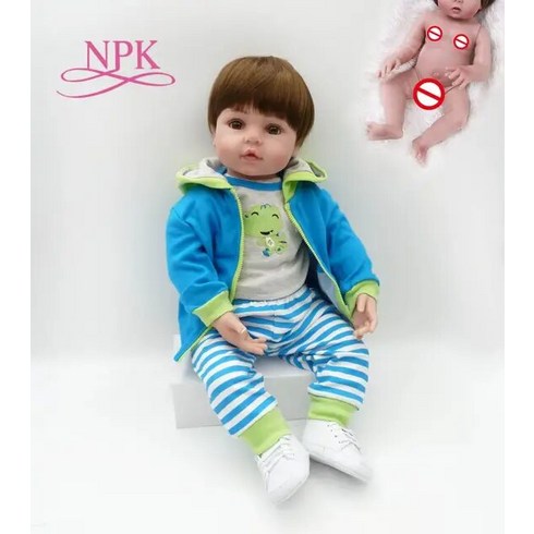 리본돌 베렝구어 실리콘바디 19인치 48cm - 돌리아, 2.as pic 1 boy doll