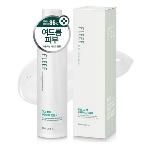 플리프 시카-알로에 앰플 토너, 200ml, 4개