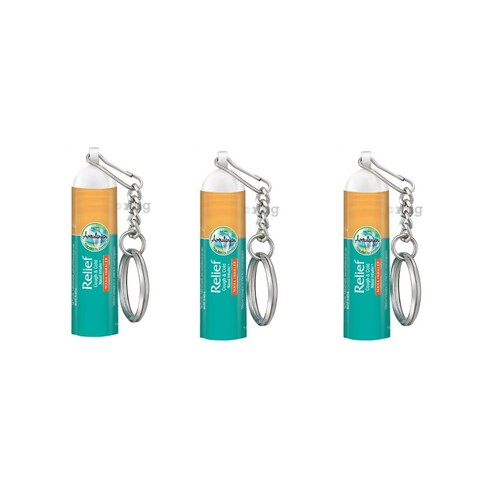 2024년 가성비 최고 NASAL INHALER - Amrutanjan Relief Cough & Cold Nasal Inhaler 3 PCS Set