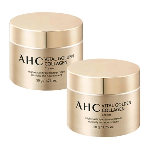 50대생일선물 - AHC 바이탈 골든 콜라겐 크림, 50g, 2개